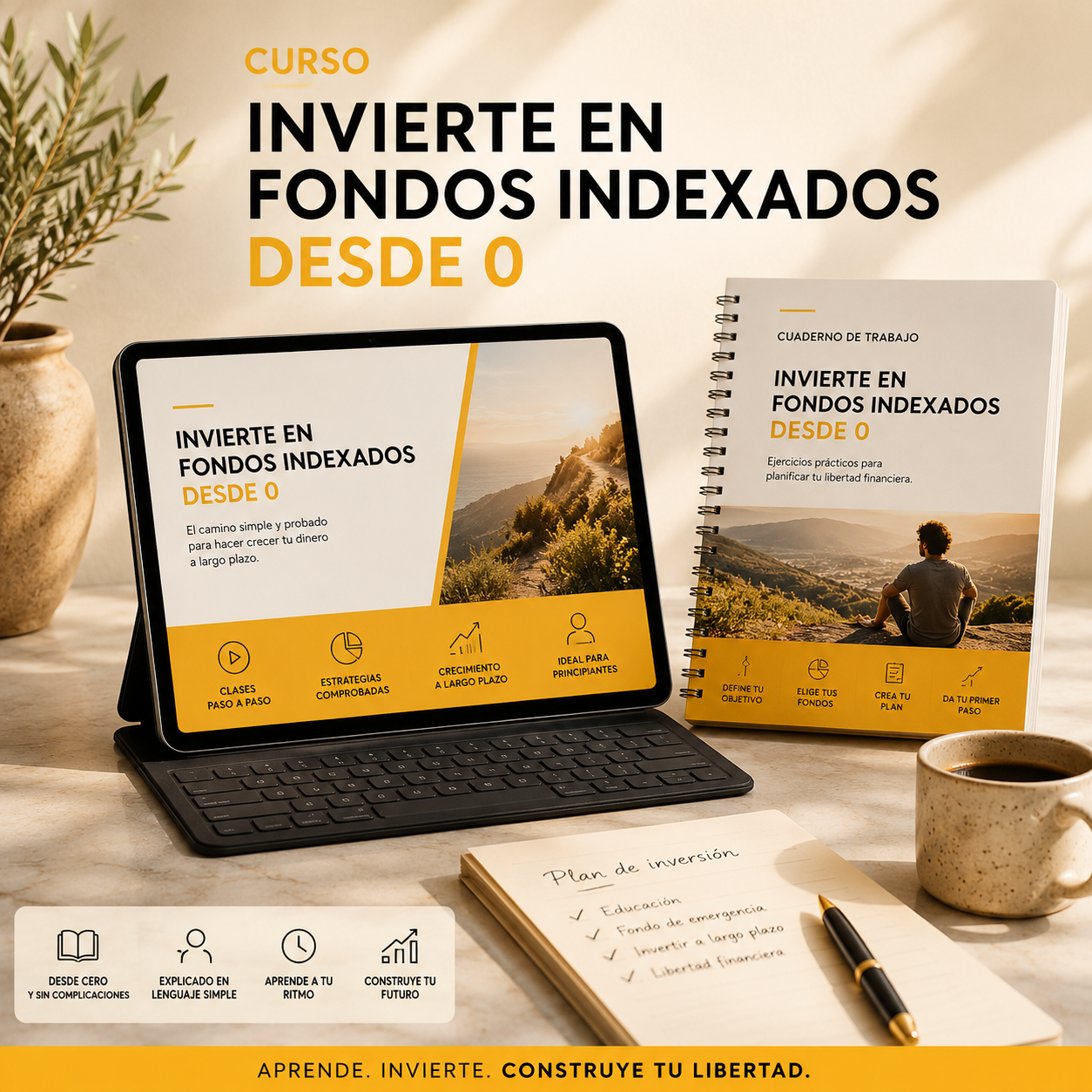 Curso Invierte en fondos indexados desde cero