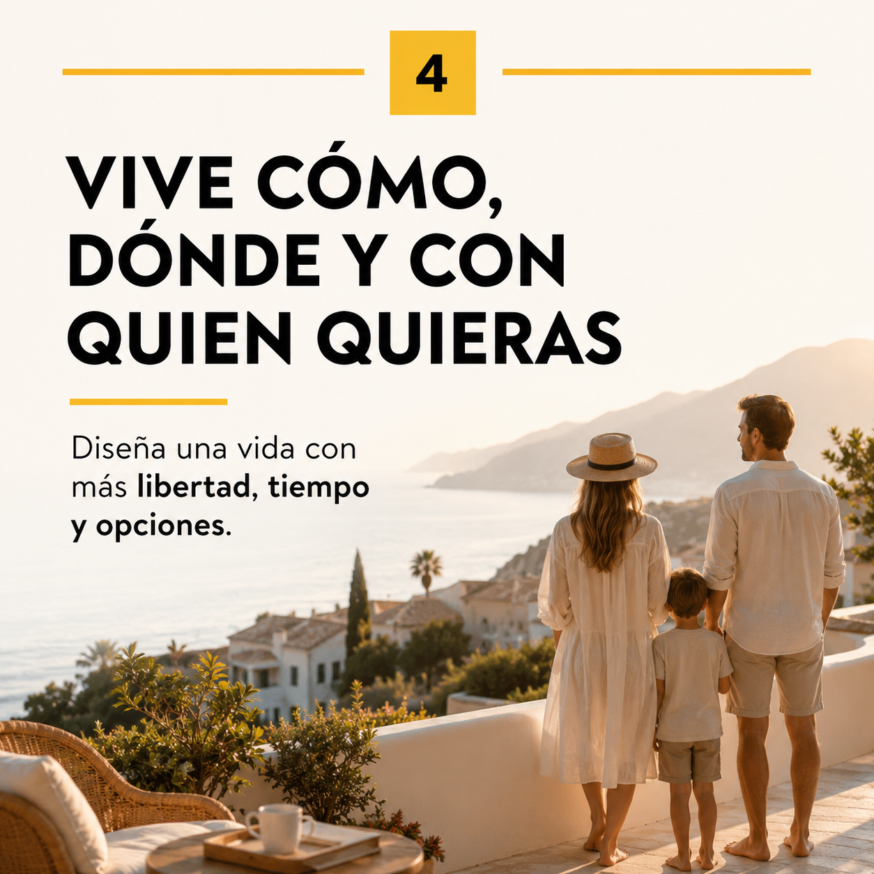 Vive como, dónde y con quien quieras